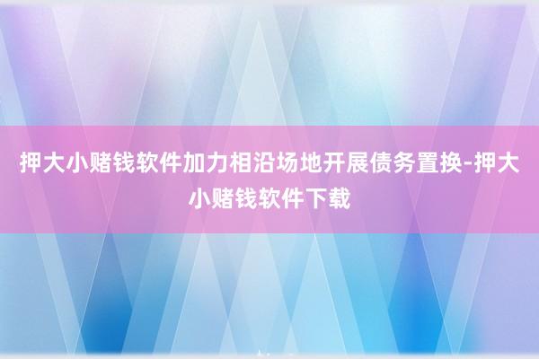 押大小赌钱软件加力相沿场地开展债务置换-押大小赌钱软件下载