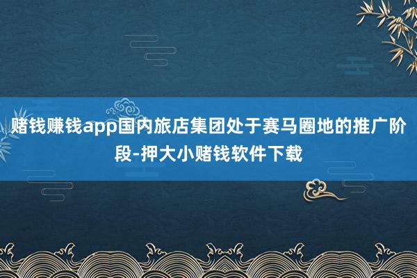 赌钱赚钱app国内旅店集团处于赛马圈地的推广阶段-押大小赌钱软件下载