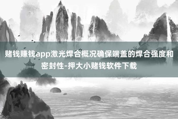 赌钱赚钱app激光焊合概况确保端盖的焊合强度和密封性-押大小赌钱软件下载