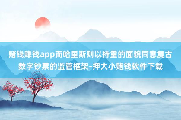 赌钱赚钱app而哈里斯则以持重的面貌同意复古数字钞票的监管框架-押大小赌钱软件下载