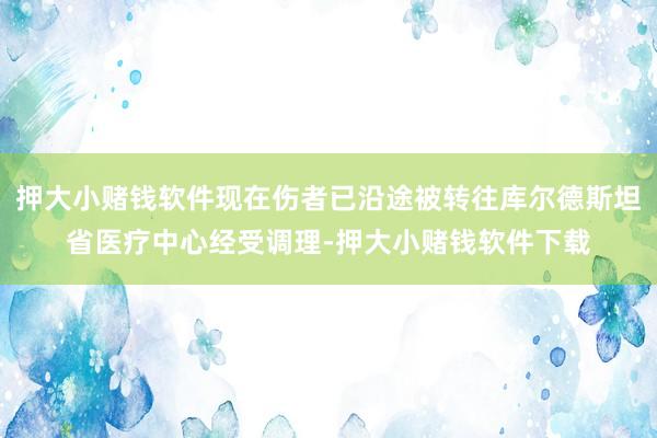 押大小赌钱软件现在伤者已沿途被转往库尔德斯坦省医疗中心经受调理-押大小赌钱软件下载