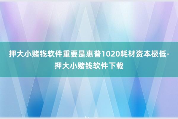 押大小赌钱软件重要是惠普1020耗材资本极低-押大小赌钱软件下载