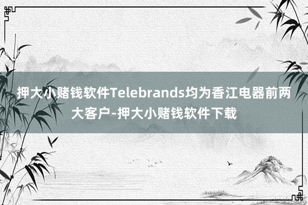 押大小赌钱软件Telebrands均为香江电器前两大客户-押大小赌钱软件下载