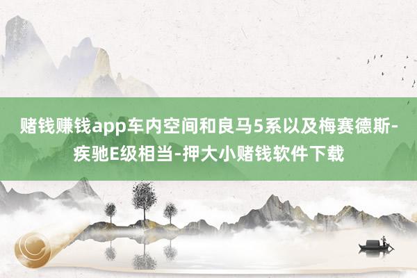 赌钱赚钱app车内空间和良马5系以及梅赛德斯-疾驰E级相当-押大小赌钱软件下载
