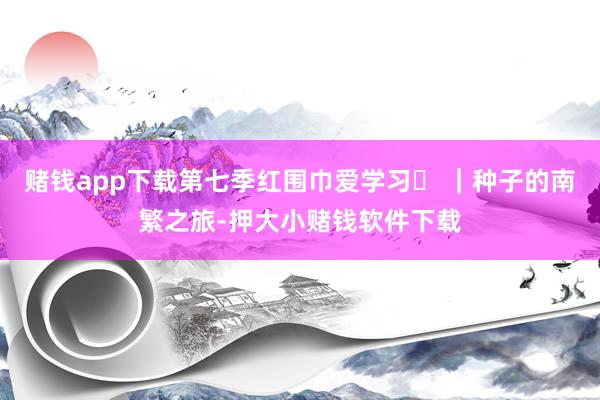 赌钱app下载第七季红围巾爱学习⑬ ｜种子的南繁之旅-押大小赌钱软件下载