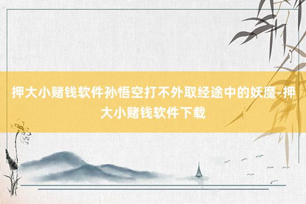 押大小赌钱软件孙悟空打不外取经途中的妖魔-押大小赌钱软件下载