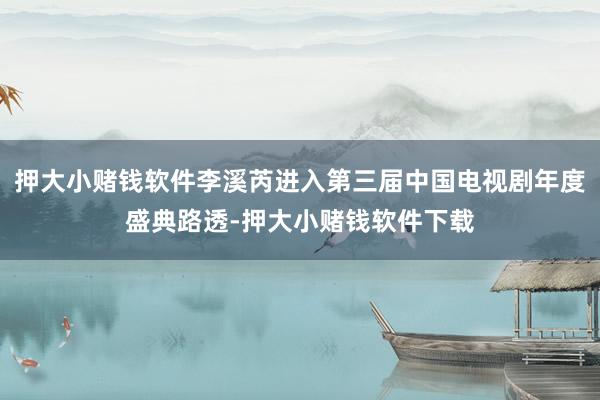 押大小赌钱软件李溪芮进入第三届中国电视剧年度盛典路透-押大小赌钱软件下载