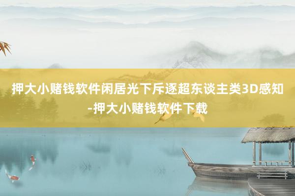 押大小赌钱软件闲居光下斥逐超东谈主类3D感知-押大小赌钱软件下载