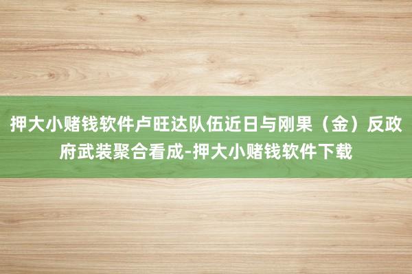 押大小赌钱软件卢旺达队伍近日与刚果（金）反政府武装聚合看成-押大小赌钱软件下载