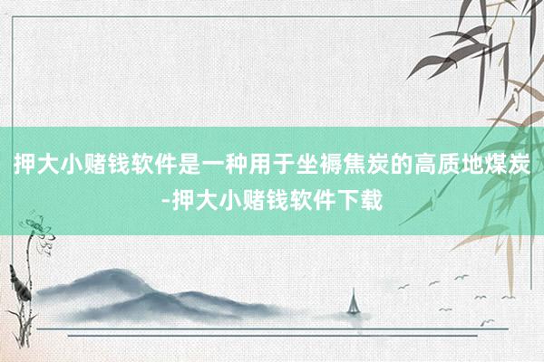 押大小赌钱软件是一种用于坐褥焦炭的高质地煤炭-押大小赌钱软件下载