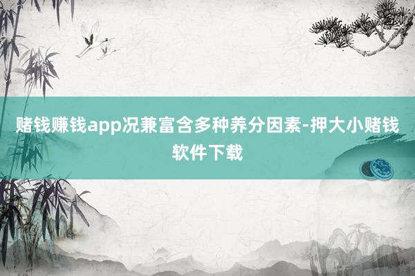 赌钱赚钱app况兼富含多种养分因素-押大小赌钱软件下载