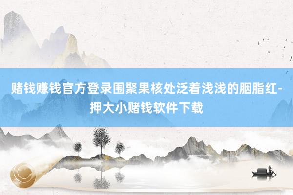赌钱赚钱官方登录围聚果核处泛着浅浅的胭脂红-押大小赌钱软件下载