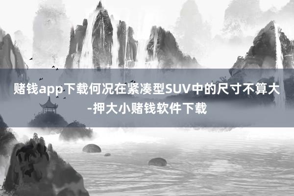 赌钱app下载何况在紧凑型SUV中的尺寸不算大-押大小赌钱软件下载