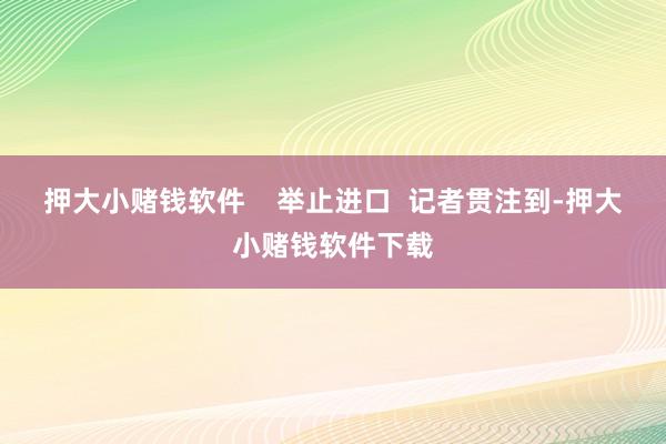 押大小赌钱软件    举止进口  记者贯注到-押大小赌钱软件下载