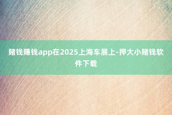 赌钱赚钱app在2025上海车展上-押大小赌钱软件下载