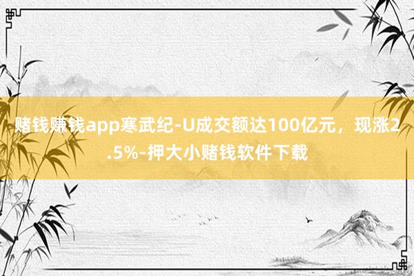 赌钱赚钱app寒武纪-U成交额达100亿元，现涨2.5%-押大小赌钱软件下载
