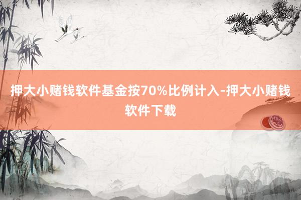押大小赌钱软件基金按70%比例计入-押大小赌钱软件下载